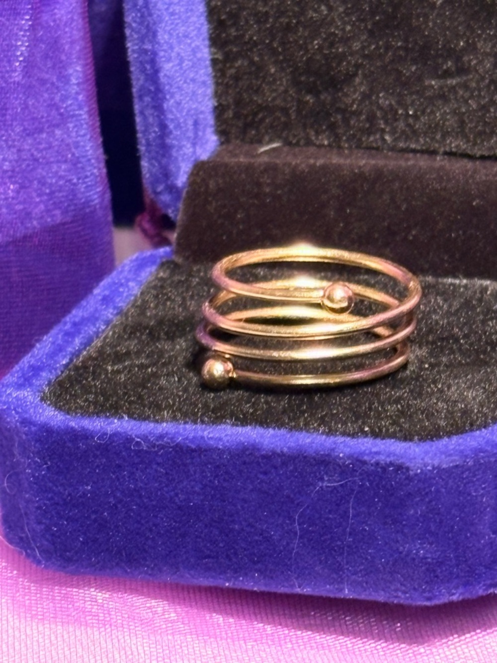 Elegant Gold-Tone Wrap Ring